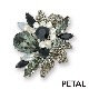 高貴なフラワーブローチ キャロン【PETAL MARKET】