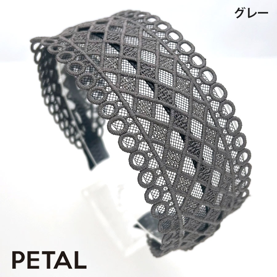 QUI レースカチューシャ ラリマー　 【PETAL MARKET】