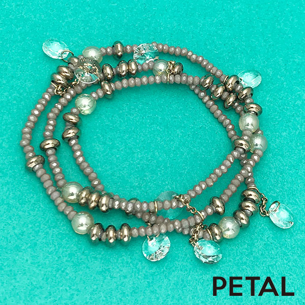 LALA bijoux3連ブレスレット シャーロット【PETAL MARKET】