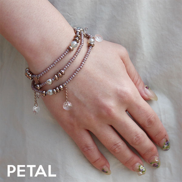 LALA bijoux3連ブレスレット シャーロット【PETAL MARKET】
