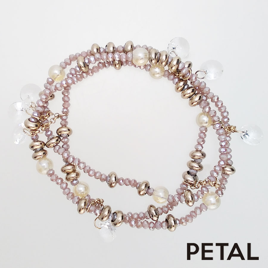 LALA bijoux3連ブレスレット シャーロット【PETAL MARKET】