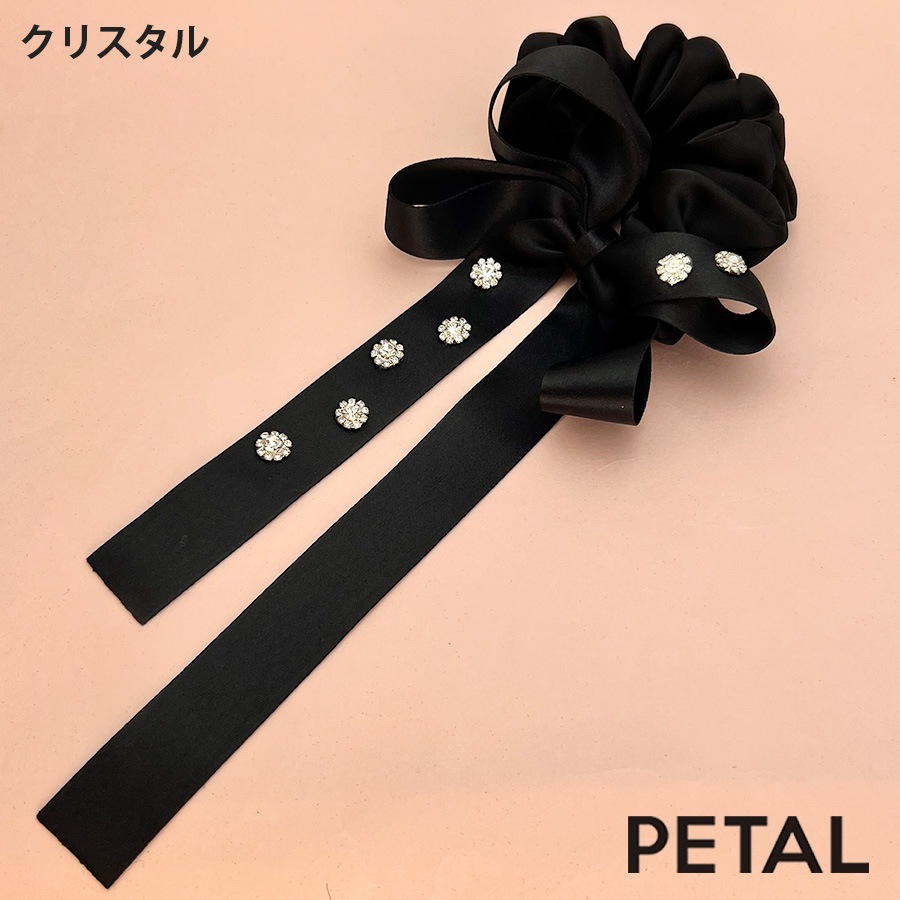KOTI シリーズ リボンロングシュシュ アシュリー【PETAL MARKET】