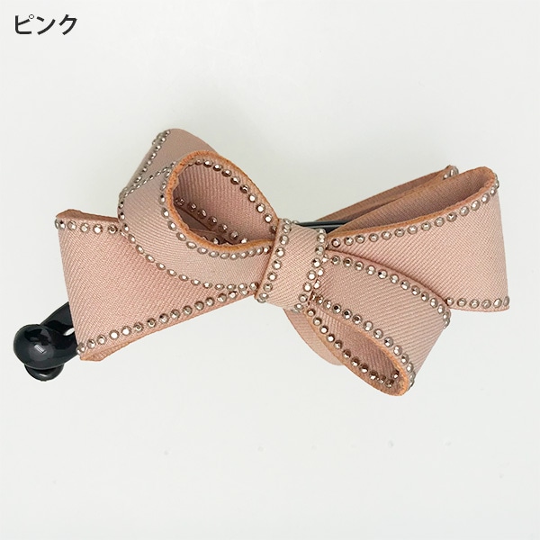 ジャッキー スタッズライン リボンバナナクリップ【PETAL MARKET】