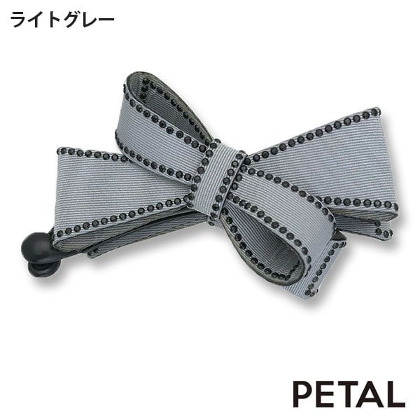 ジャッキー スタッズライン リボンバナナクリップ【PETAL MARKET】