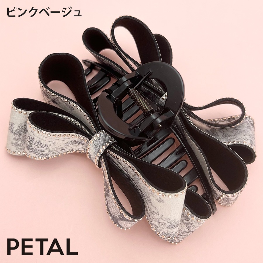 NEW KOTI ビッグリボンクリップ フォレスト 【PETAL MARKET】