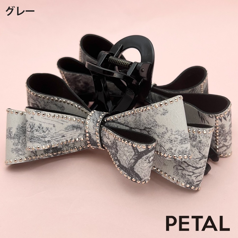 NEW KOTI ビッグリボンクリップ フォレスト 【PETAL MARKET】
