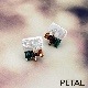 LALAピアス キューブ【PETAL　MARKET】