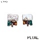 LALAピアス キューブ【PETAL　MARKET】