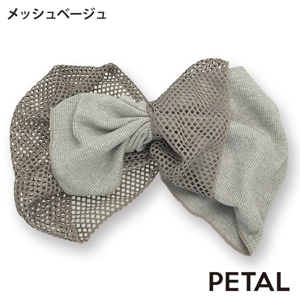 Petal Market アクセサリー Bonbonリボンメッシュターバン Petal Market ブランドで選ぶ Bonbon ボンボン メッシュ 涼しい Bon ボン ぼん Bondonpa ターバン ヘアアクセサリー ヘアバンド ヘア ターバン メッシュ ペタル