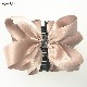 品のあるビジューをあしらったドレープリボンクリップL【PETAL MARKET】