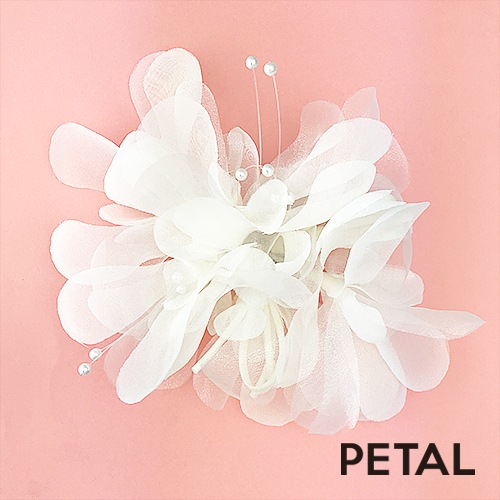 NEW☆おおきな花束コサージュ＆ヘッドドレス 【PETAL MARKET】