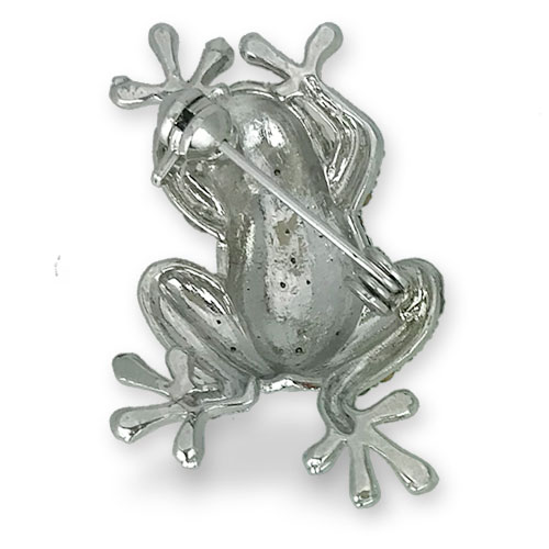 ケロッケロッいつもご機嫌なカエルブローチ【PETAL MARKET】　