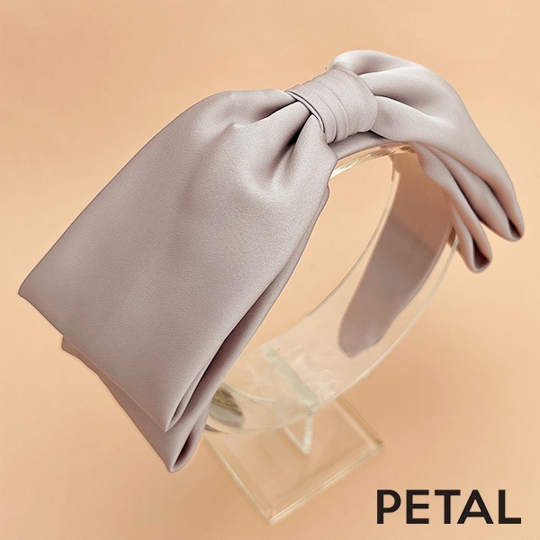 大人のためのビッグリボンカチューシャ セボ【PETAL MARKET】