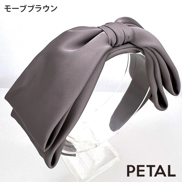 大人のためのビッグリボンカチューシャ セボ【PETAL MARKET】