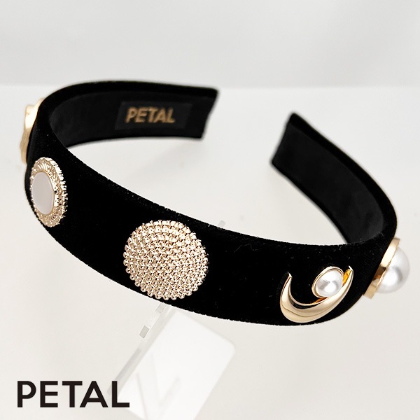 KOTI ベルベットカチューシャ ムーン 【PETAL MARKET】