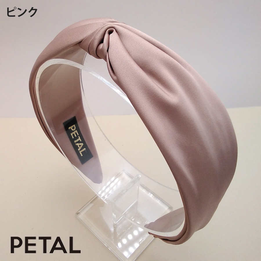 NEW  カチューシャ ミモレ サテン　【PETAL MARKET】