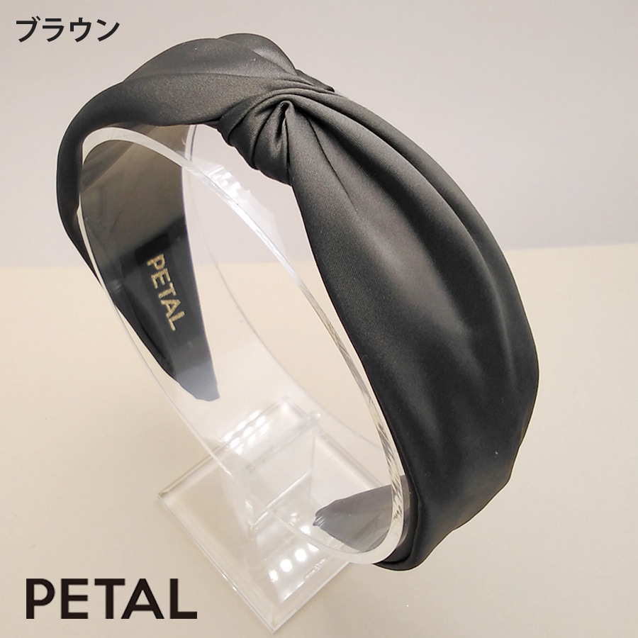 NEW  カチューシャ ミモレ サテン　【PETAL MARKET】