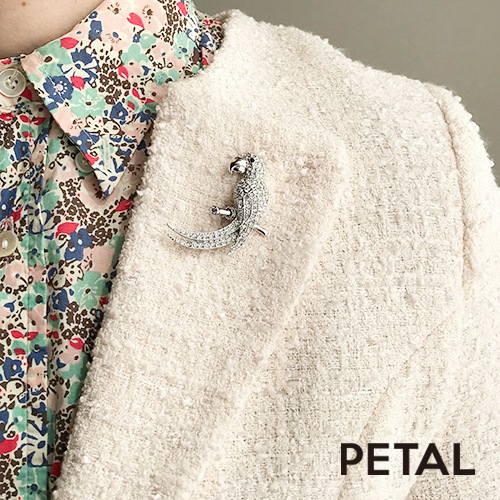 ブローチ オウムのポール　【PETAL MARKET】　
