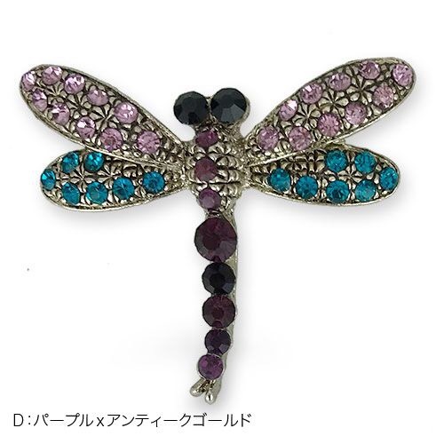 まじめなとんぼがやってきたブローチ【PETAL MARKET】