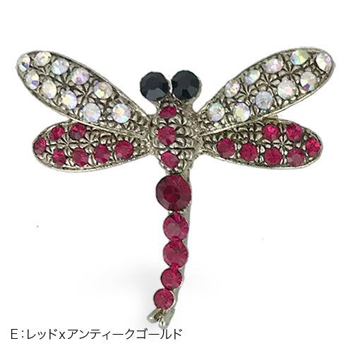 まじめなとんぼがやってきたブローチ【PETAL MARKET】