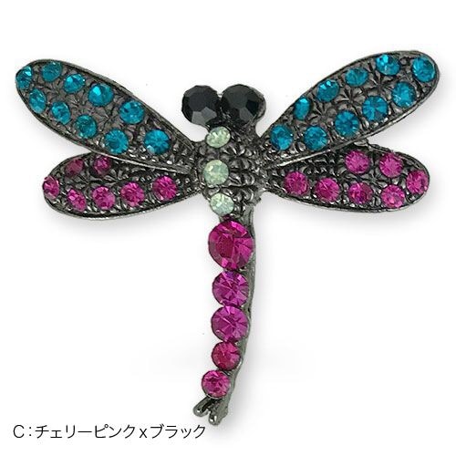 まじめなとんぼがやってきたブローチ【PETAL MARKET】