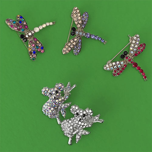 のんびりやのコアラがやってきたブローチ【PETAL MARKET】　