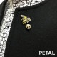 ブーンブーンはちのブローチ【PETAL MARKET】