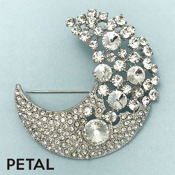 MOONブローチ【PETAL MARKET】