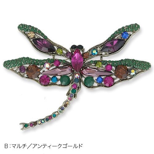 PETAL MARKET | アクセサリー | 上品で高貴なトンボのブローチ【PETAL