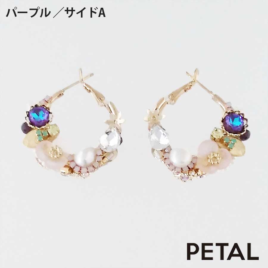 GRACE pearl ピアス ナナフープ【PETAL MARKET】