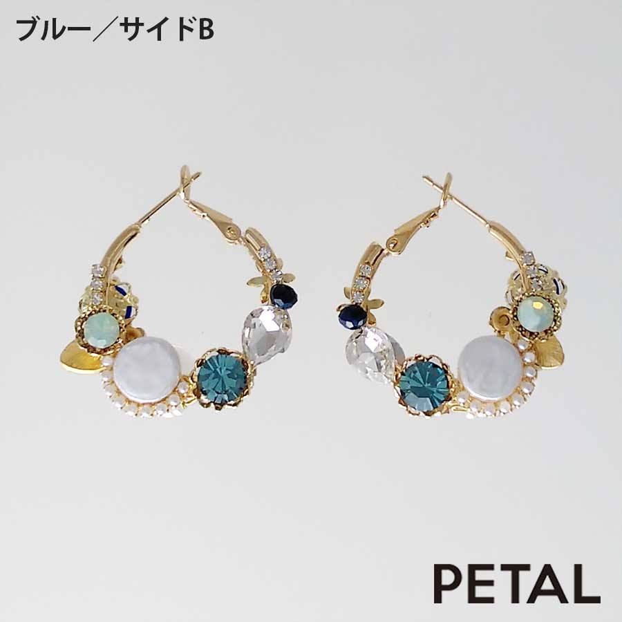 GRACE pearl ピアス ナナフープ【PETAL MARKET】