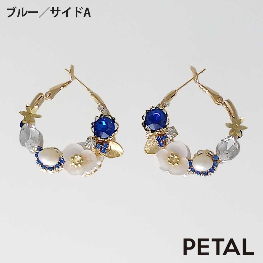 GRACE pearl ピアス ナナフープ【PETAL MARKET】
