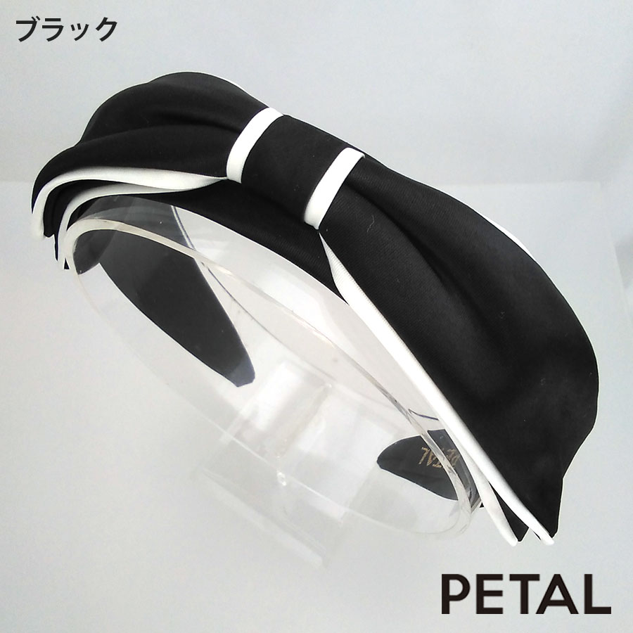 NEW  バイカラー リボンカチューシャ レイ【PETAL MARKET】