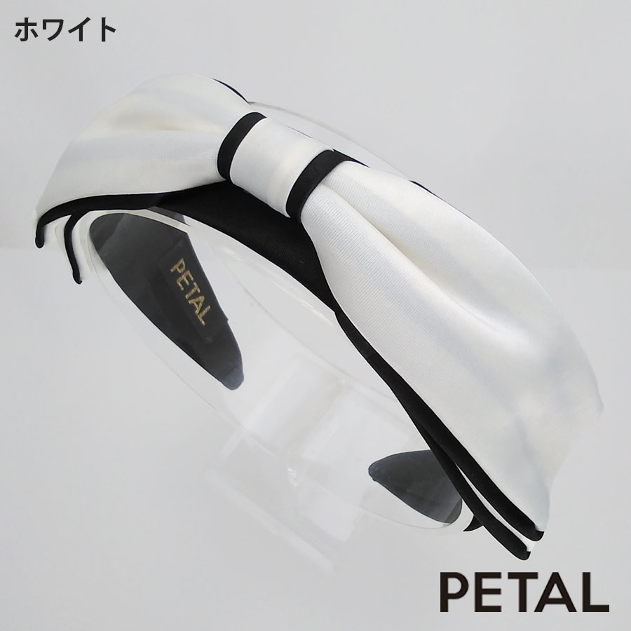 NEW  バイカラー リボンカチューシャ レイ【PETAL MARKET】