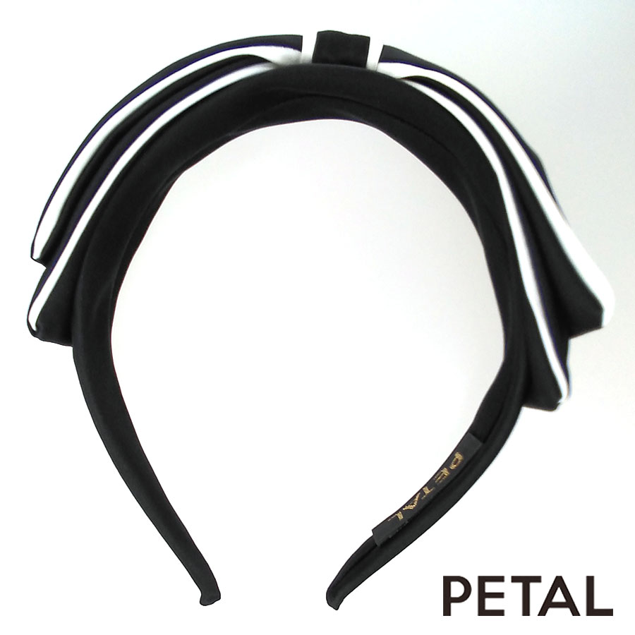 DimMoire 特大リボンカチューシャ　Black &White DimMoire | 🕸𝑫𝒊𝒎𝑴𝒐𝒊𝒓𝒆 𝑯𝒂𝒍𝒍𝒐𝒘𝒆𝒆𝒏