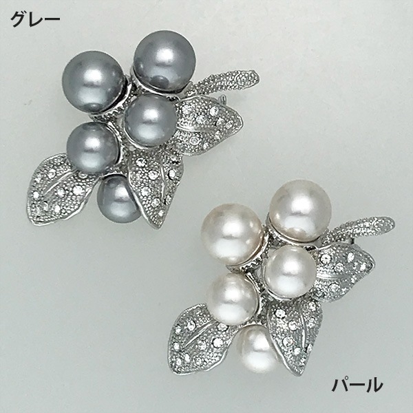 フラワーパールブローチ【PETAL MARKET】