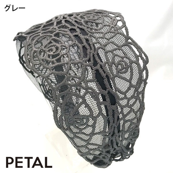 QUI レースカチューシャ 　ローズ【PETAL MARKET】