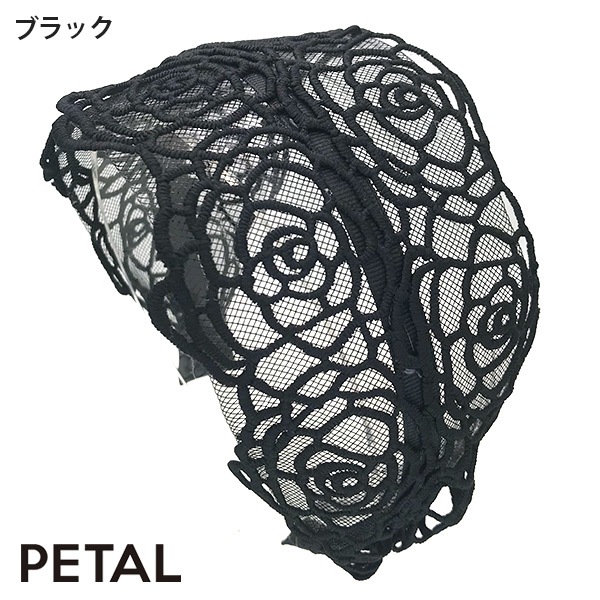 QUI レースカチューシャ 　ローズ【PETAL MARKET】