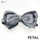 NEW 品のあるビジューをあしらったリボンバナナクリップ Mサイズ＆Lサイズ展開です【PETAL MARKET】