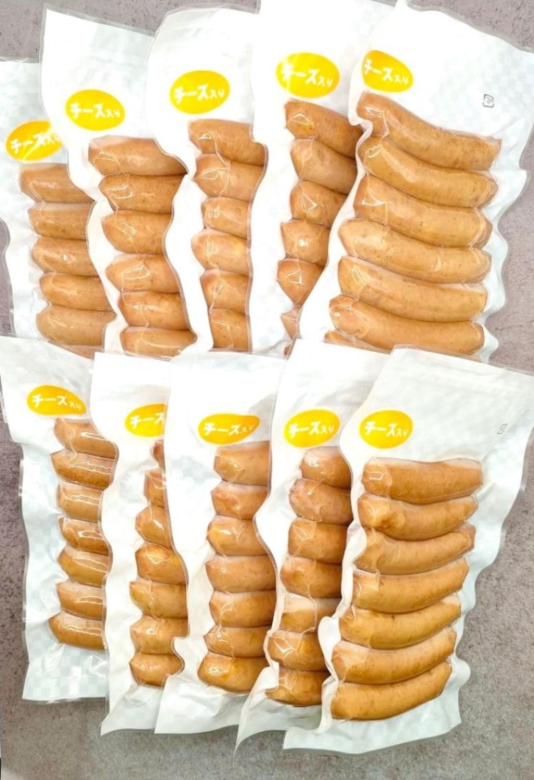 チーズ入りウインナー140ｇ×10袋　【冷蔵】