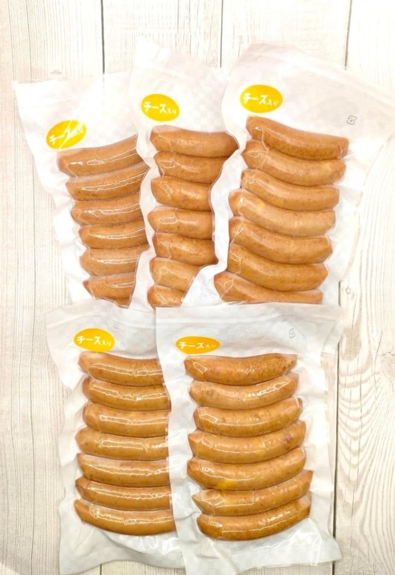 チーズ入りウインナー140ｇ×5袋　【冷蔵】