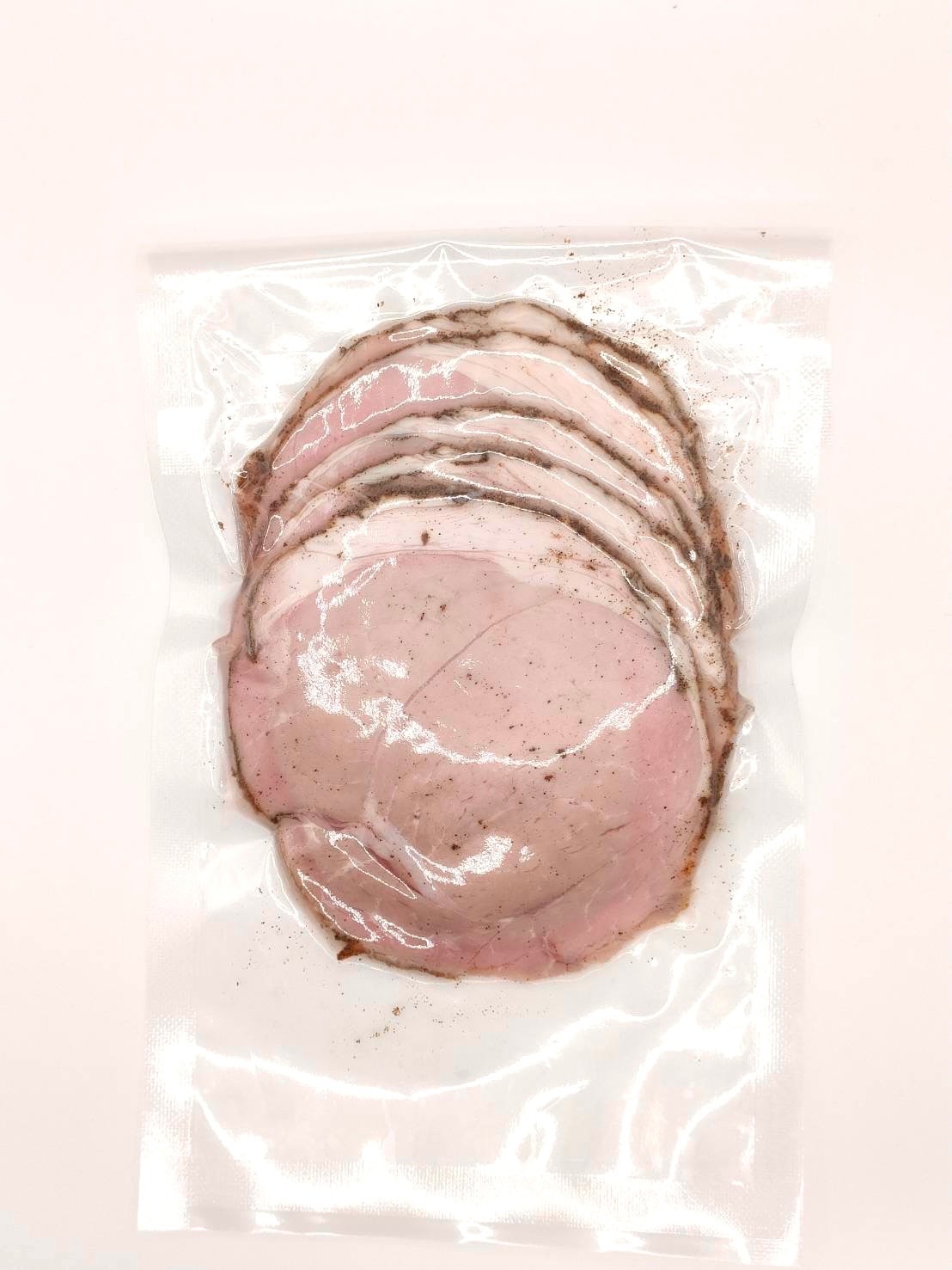 ペッパーポークハムスライス80ｇ×10袋　【冷凍】
