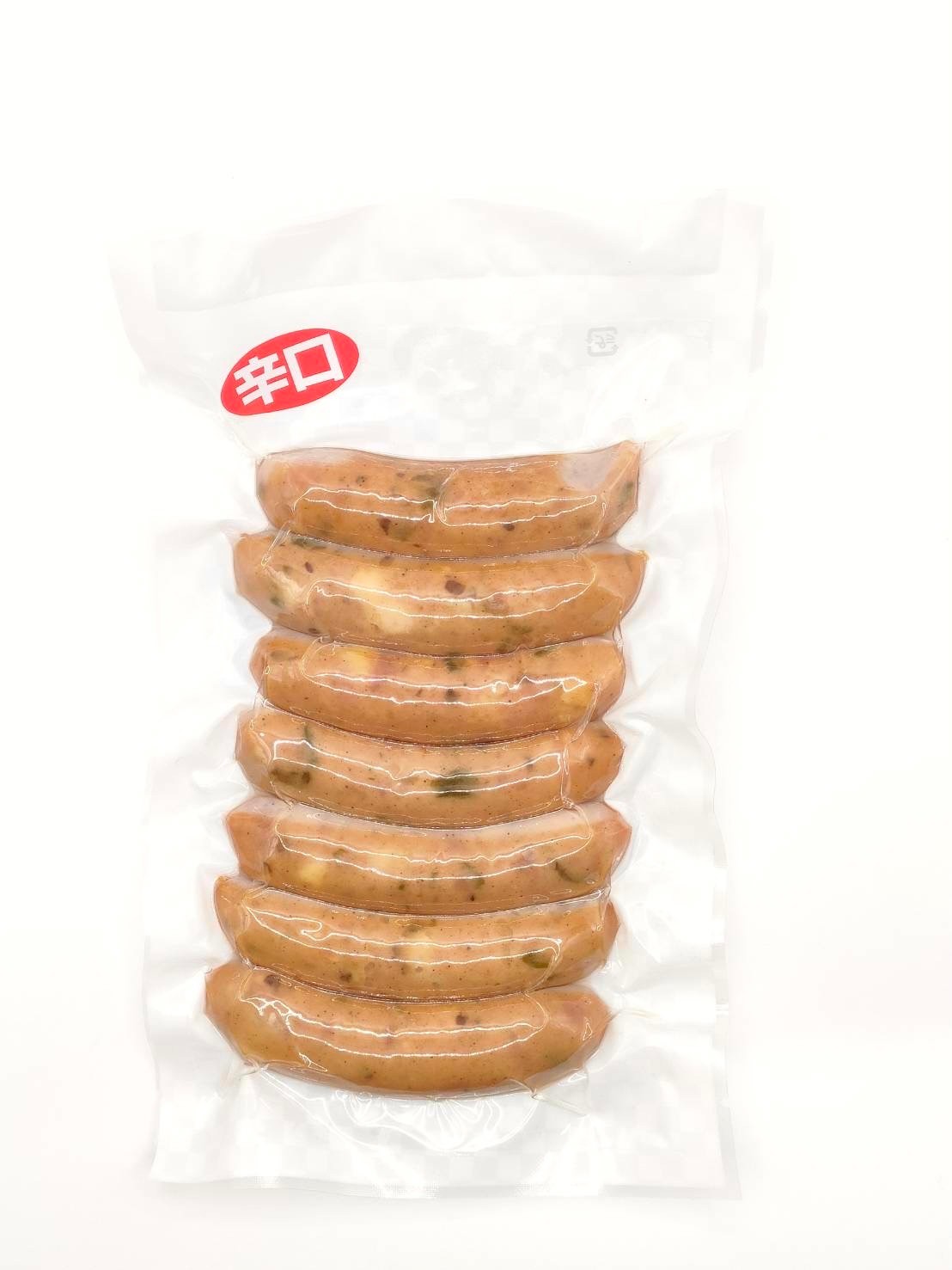 青唐辛子入りウインナー140ｇ×5袋　【冷凍】