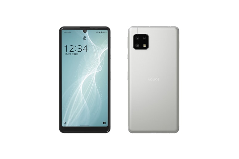 新品]SIMフリー SHARP AQUOS sense4 basic A003SH Silver ワイモバイル