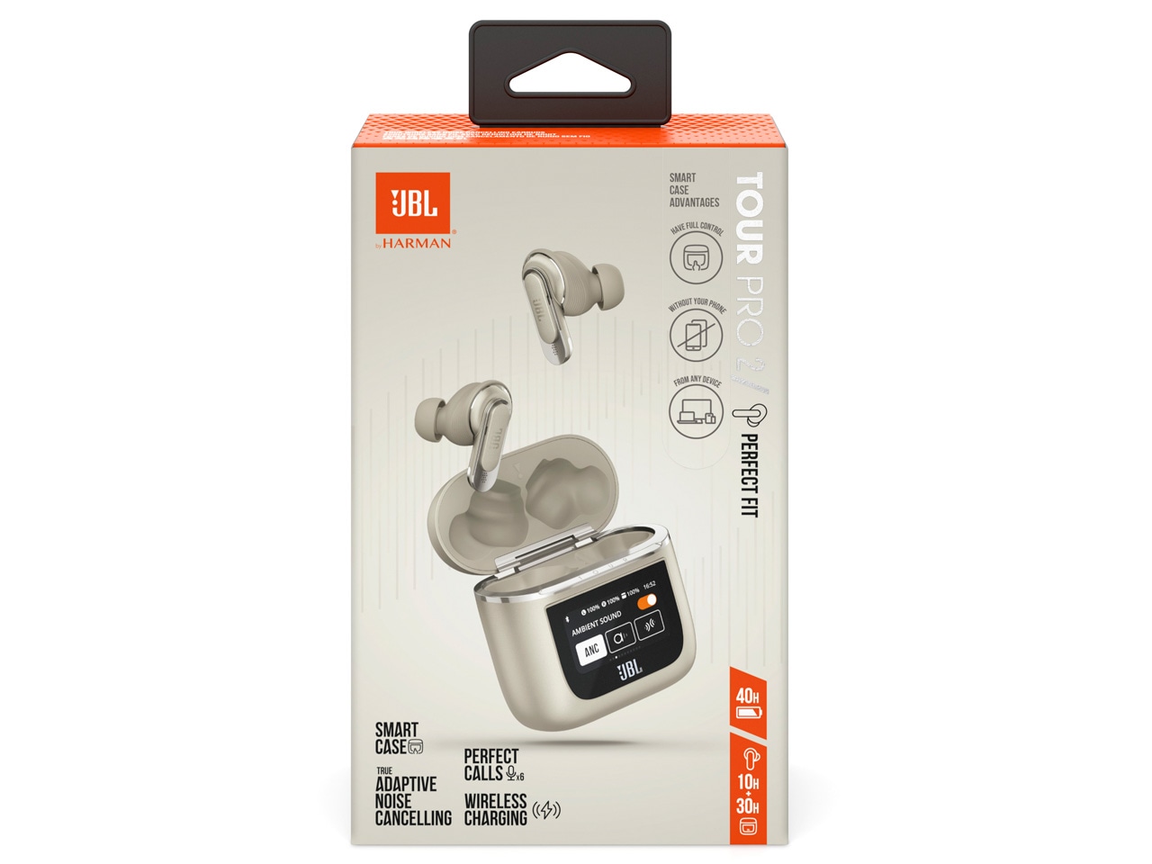 新品」JBL TOUR PRO 2 シャンパンゴールド ワイヤレスイヤホン 