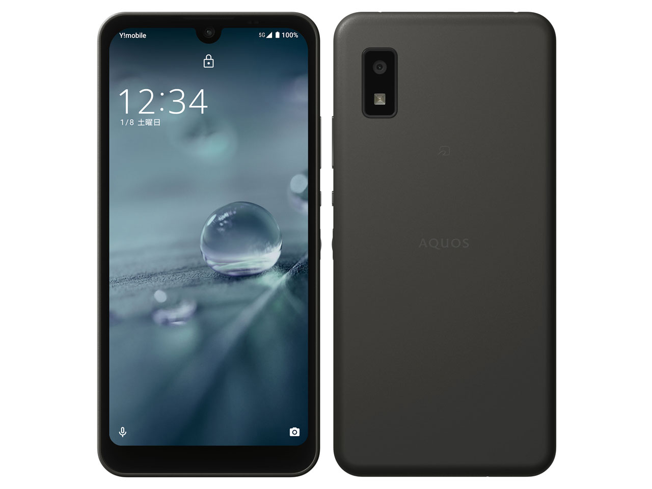 新品未使用★AQUOS wish(A104SH)/チャコール（SIMフリー） 新品未使用」SIMフリー AQUOS wish (A104SH) ワイモバイル版