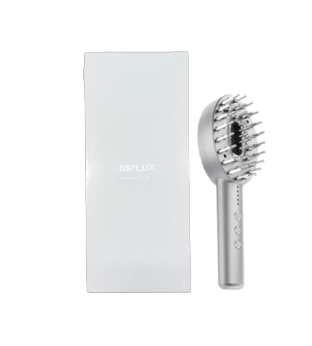 ニップラックスEMS 頭皮＆フェイス リフトケアブラシ NP-ELB23SV NIPLUX 電気ブラシ EMS LIFT BRUSH ems美顔器 リフトブラシ
