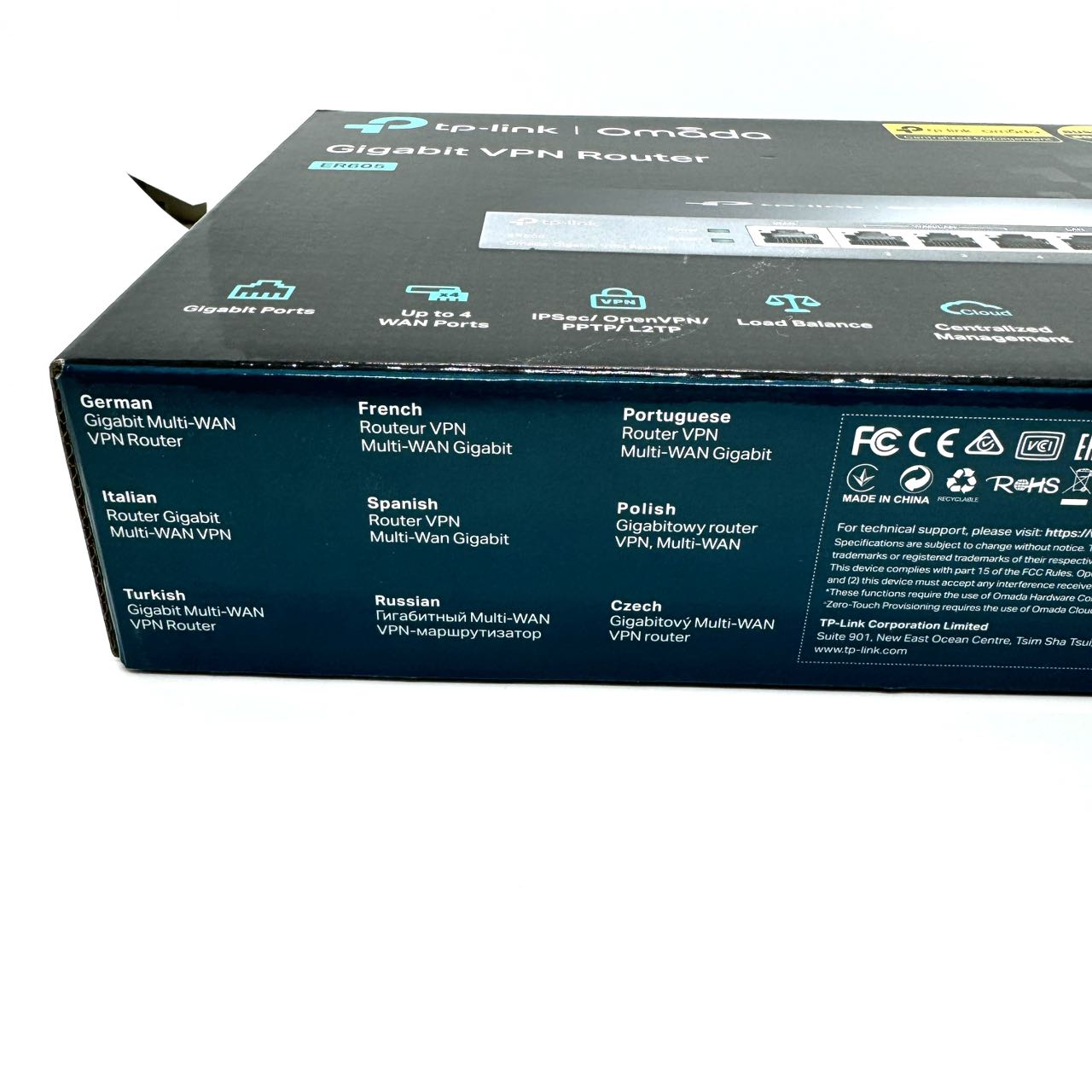 中古美品」TP-Link Omada ギガビット マルチWAN VPNルーター ER605 