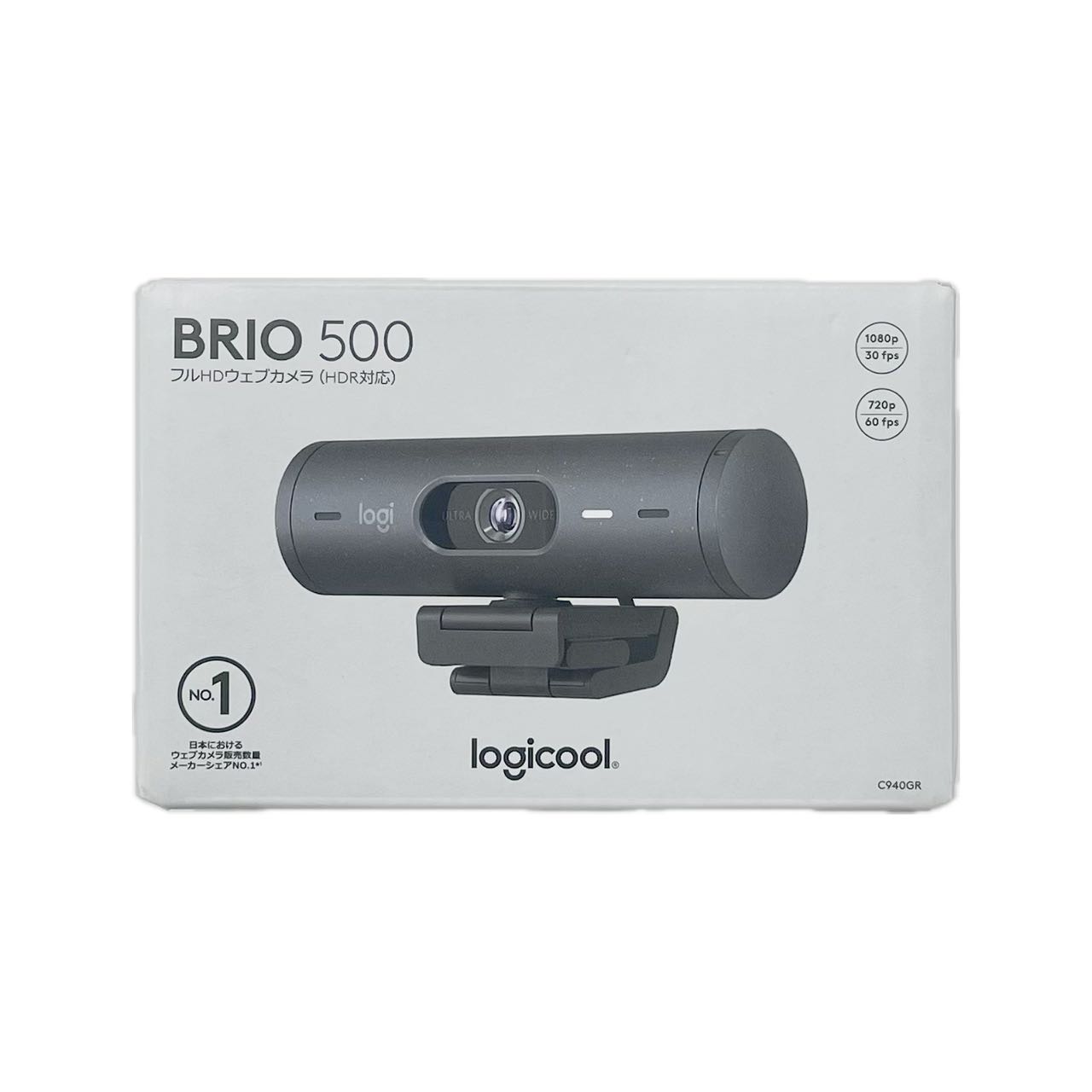 logicool Brio500 Webカメラ ロジクール グラファイト 黒 Logicool
