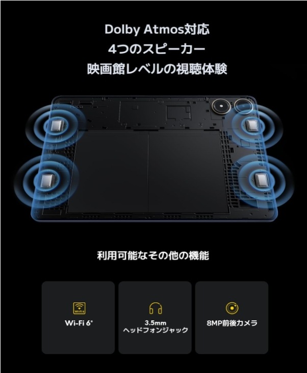 新品」POCO Pad 8GB+256GB(最大1.5TB拡張) 12.1インチ [グレー